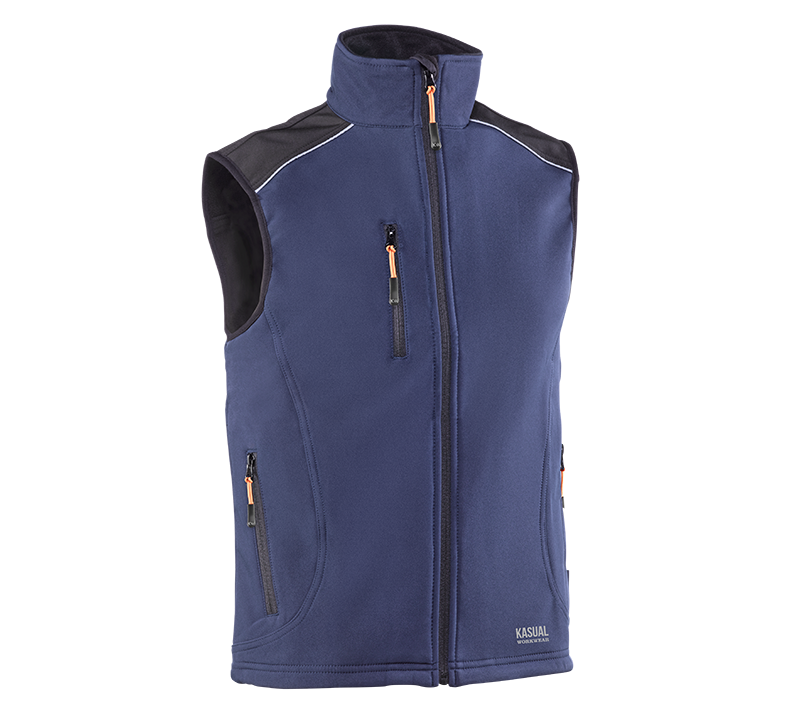 CHALECO CORTAVIENTOS NEW BARI 1895DN TALLA XXL AZUL MARINO